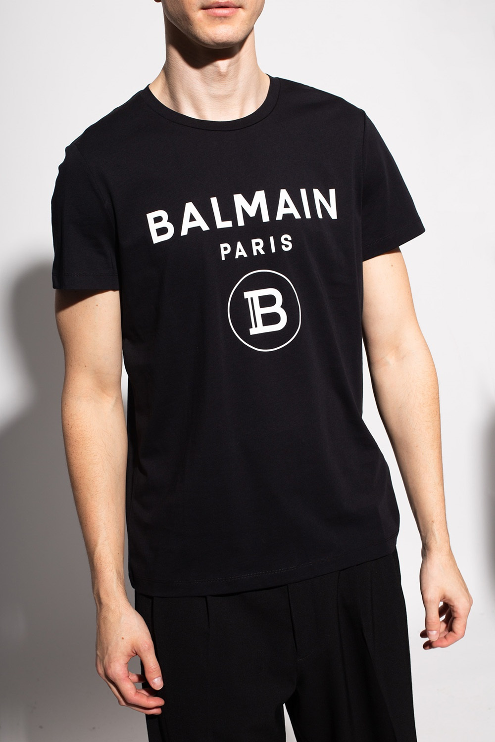 Balmain Bluza logo Solid Gold Girl | IetpShops | Balmain Balmain 